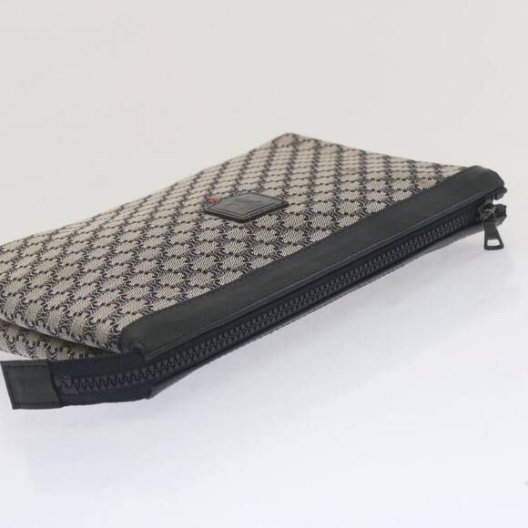 CELINE Macadam Canvas Clutch Bag Navy - Picture 6 of 16